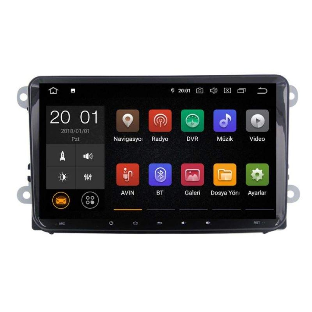 Volkswagen 4GB Ram 64GB Dahili Hafızalı Üniversal Androıd Multimedya AppleCarplay